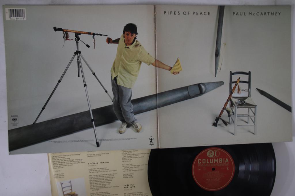 LP Пластинка ПОЛ МАККАРТНИ - Pipes Of Peace AL39149 COLUMBIA 1983 США Рок Б/У