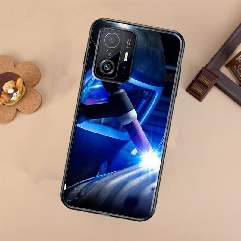 Welder Welding Hot Metal Worker Case For Xiaomi POCO X7 X6 Pro X3 X5 M6 F3 F5 F6 Pro 11T 12T 13T 14T Pro 13 14 Ultra Cover