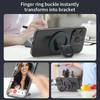 Для MagSafe Двусторонний Магнитный Держатель-Кольцо для Телефона Портативная Складная Подставка для Мобильных Телефонов Аксессуары для Телефона Кронштейн для Поддержки Рукоятка