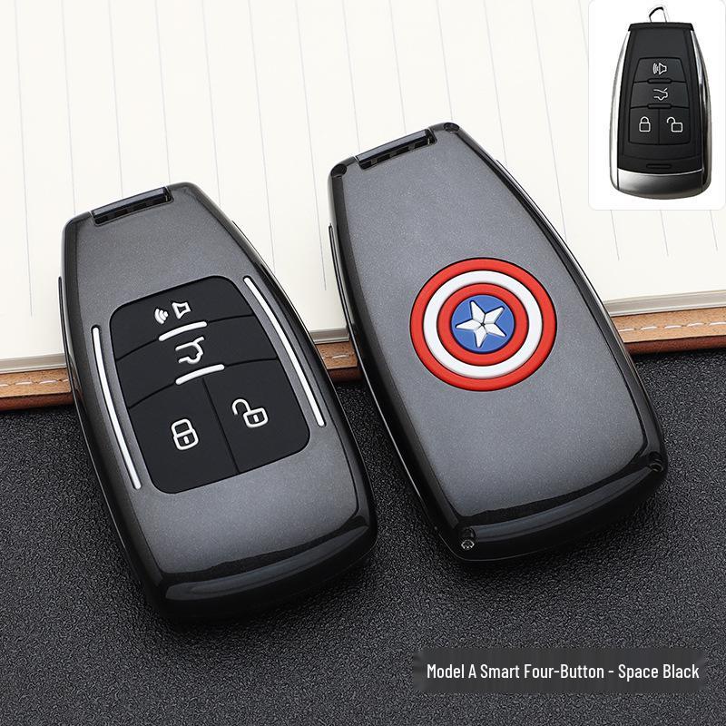 Чехол для ключа автомобиля BAIC-Marvel: Стильный и персонализированный пульт с пряжкой