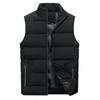 Stand-Up Collar Men'S Cotton Vest Trendy Fashion Vest Sleeveless Men'S Vest Thickened To Keep Warm