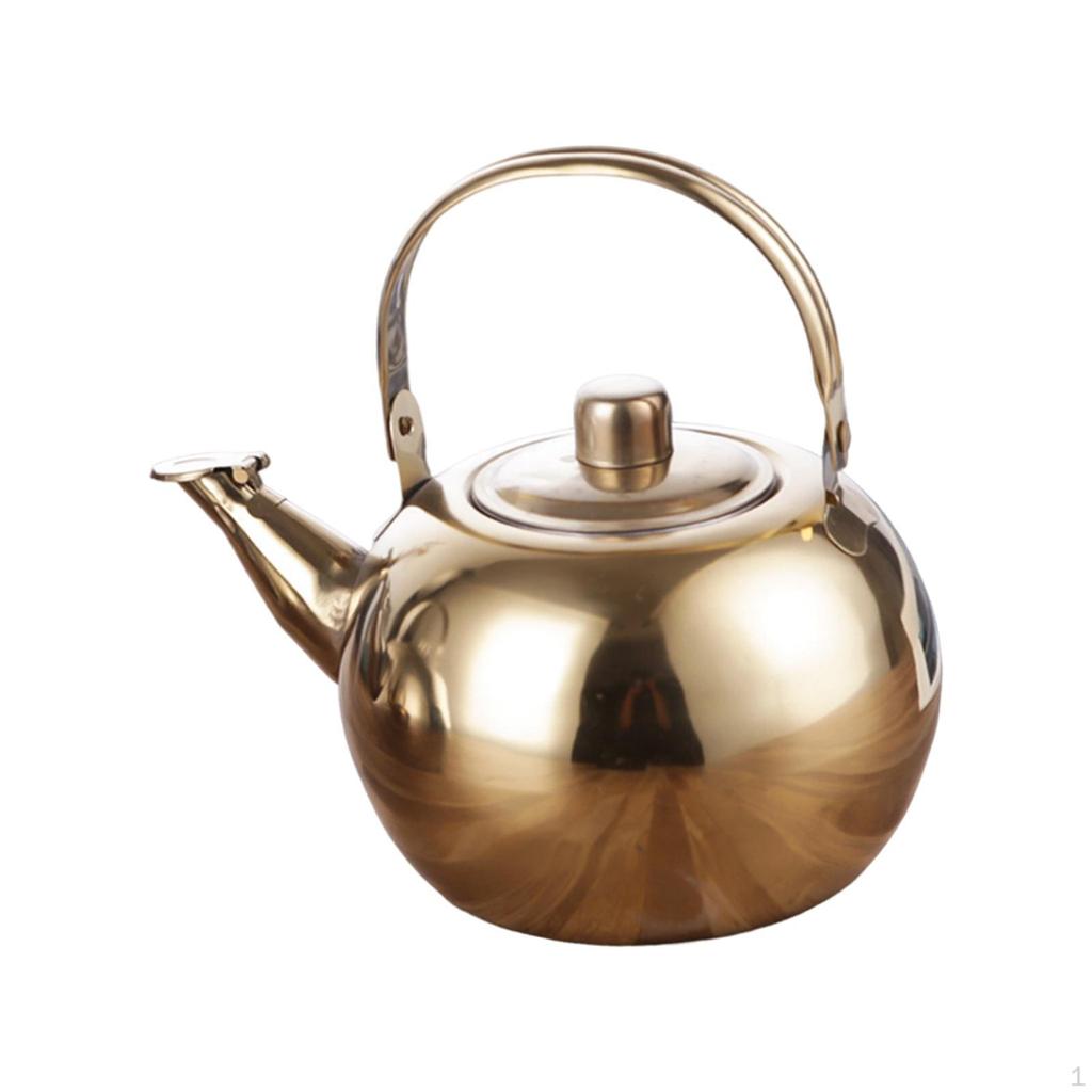Современный горшок для заварки чая из нержавеющей стали для использования в помещении и на открытом воздухе