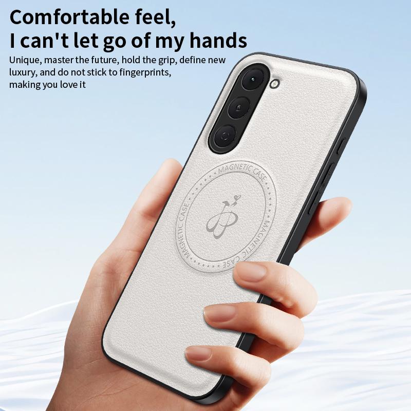 Магнитный чехол с беспроводной зарядкой для Tecno Spark 40 Pro Pro+ Plus 4G Защитная крышка из ПУ кожи Жесткая задняя крышка Coque Funda