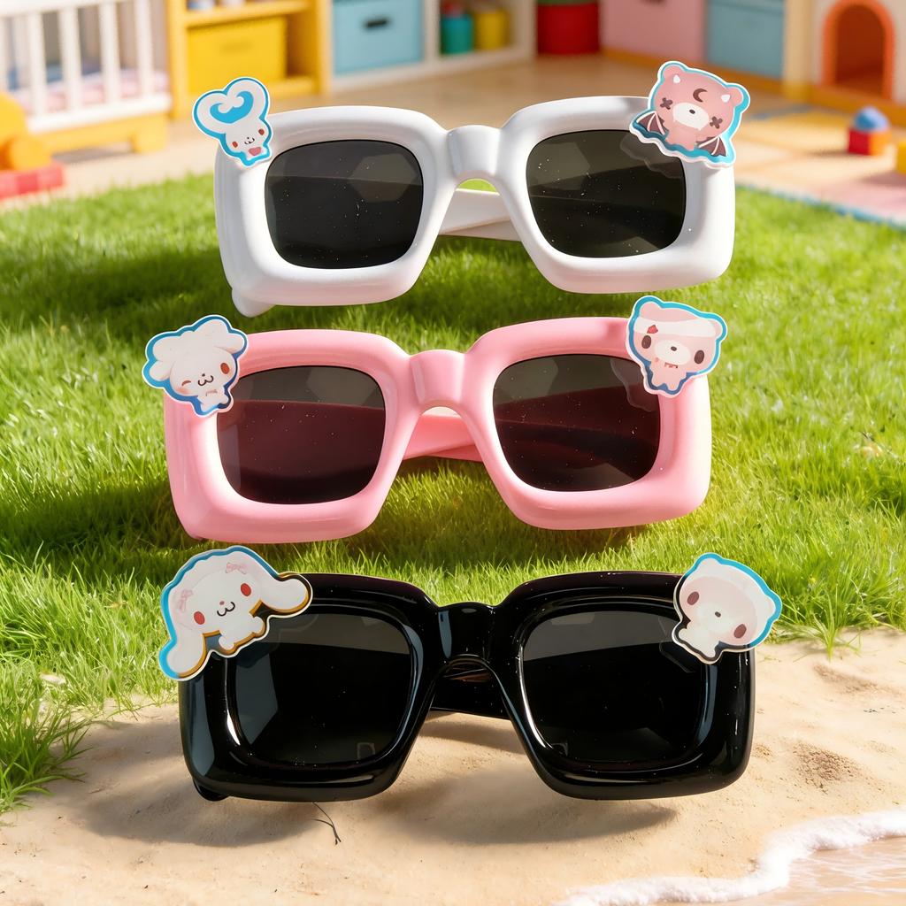 Cute Cartoon Small Frame Sunglasses for Boys Girls, Suitable for People with Small Faces