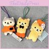 Halloween Plush Cat Pendant With Pumpkin Costume For Collectors And Ideas Gift