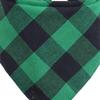 Plaid Triangle Towel Pet Scarf Soft Comfortable To Wear Fine Workmanship Water
