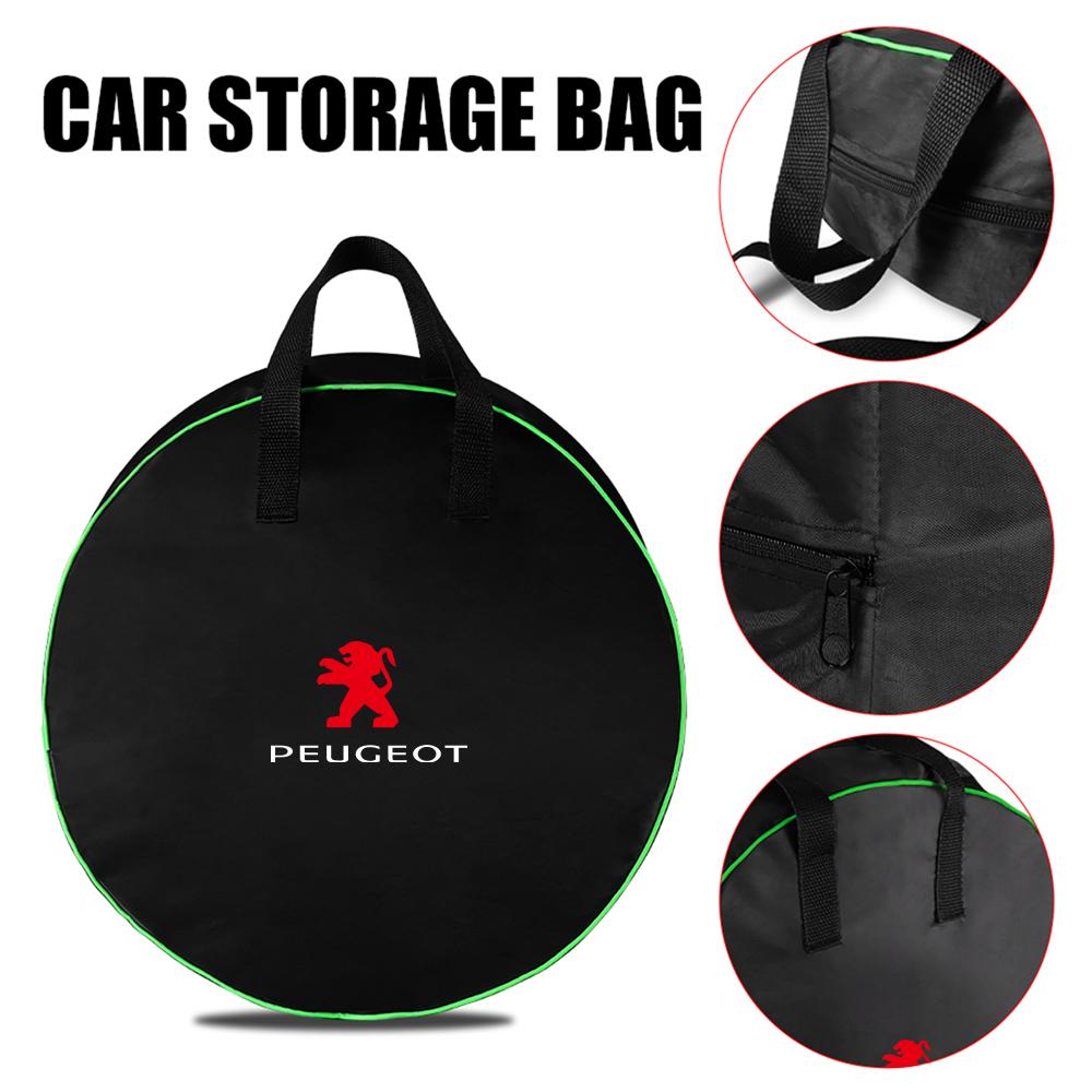 Car Storage Bag Loading Cable Waterproof Bag Center Cover For Peugeot 206 307 308 3008 206 207 208 407 408 508 2008 107 5008 107