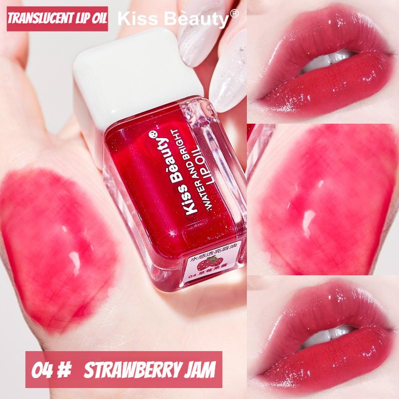 Изменение температуры воды Прозрачный яркий блеск для губ Звуковой сигнал Увлажняющий водостойкий блеск для губ Перламутровый блестящий зеркальный блеск для губ