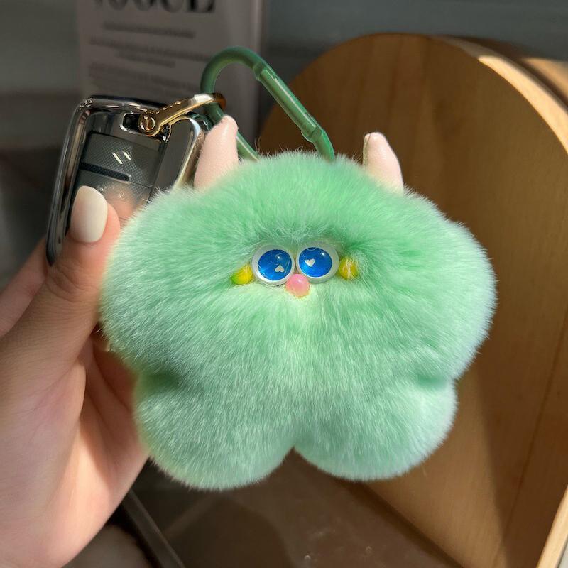 Cute Kawaii Trendy Plush Doll Pendant For Women Girls Car Keychain Creative Backpack Decoration Accessories Gifts