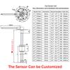 MH Car Fuel Level Sensor 0-190 ohm Stainless Steel A5 Oil Tank Level Meter Sensor 100/200/500mm for Boat Auto Car Marine 12V24V