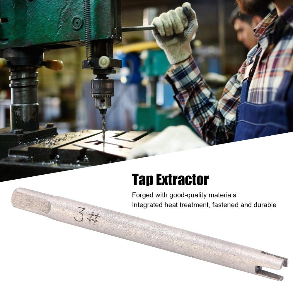 3 Claws Flutes Tap Removal Tool High Speed Steel Thread Extractor Tool For Workpiece Thread Repair