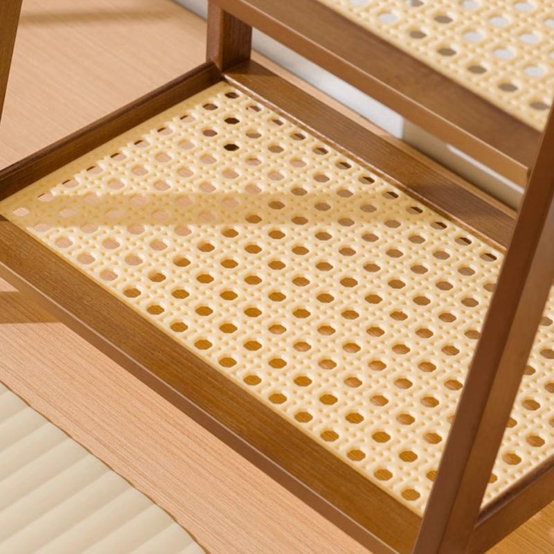 Настольный органайзер 2 яруса Держатель для кофейных чашек Многоцелевая бамбуковая полка для хранения Для квартиры EL Туалетный столик Кухня