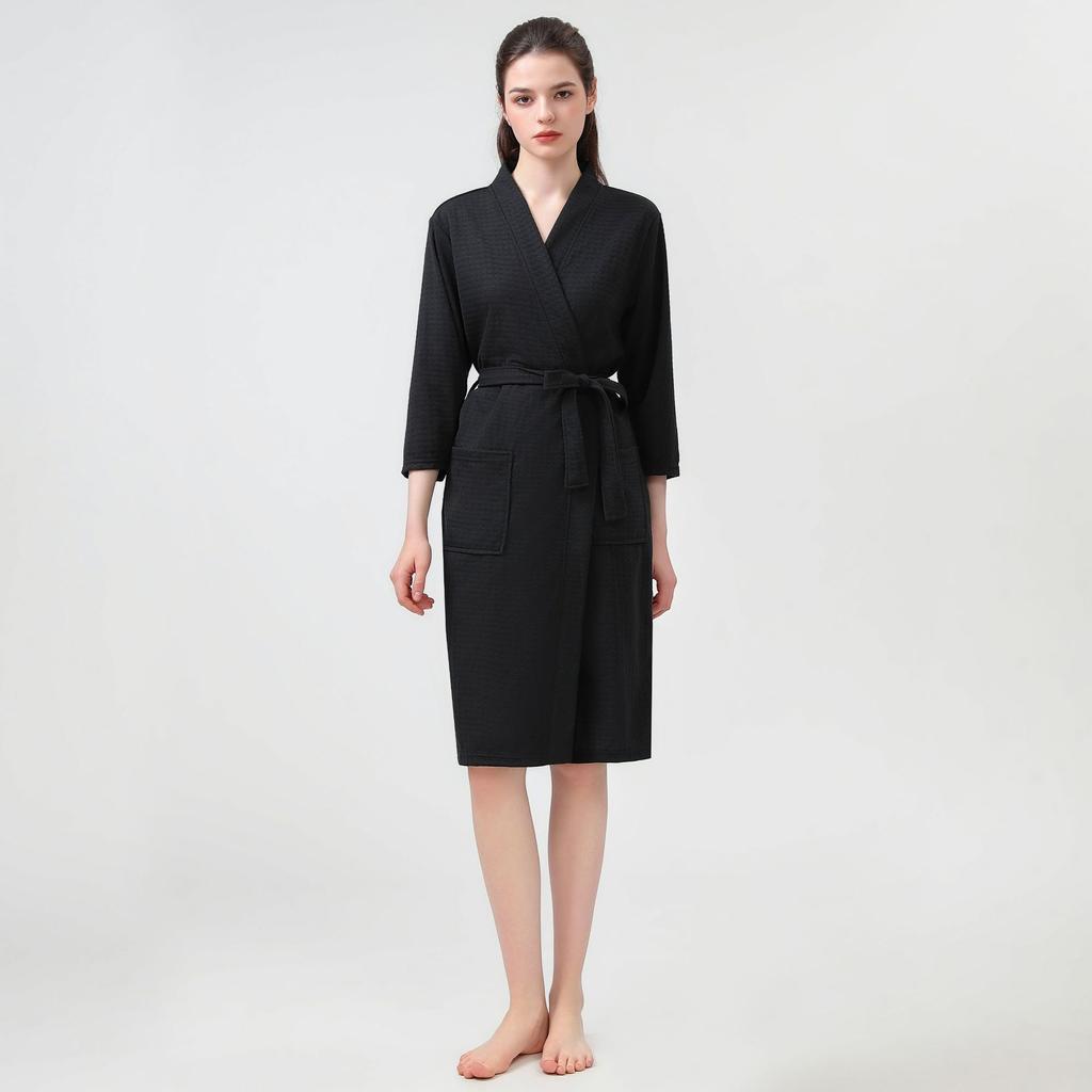 Spring and Autumn Bathrobes for Couples Sauna Suits for Men and Women Sweatshirts Robes Home Clothes Quick-drying Bathrobes