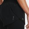 Under Armour Два в одном тканые тренировочные шорты женские шорты черные 1361154-001