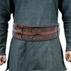 Nordic Viking Embossed Leather Belt – Medieval Retro Waist Cincher, Knight Style Hot Seller