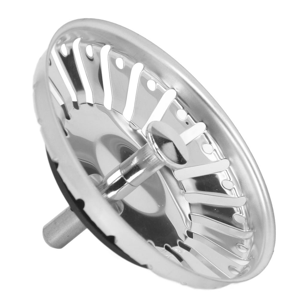 Kitchen Sink Strainer Basket Thickening Stainless Steel Sink Stopper for Standard Drains