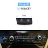 For BMW 5GT 5 6 7 Series F01 F02 F06 F07 F10 F11 F12 F18 Air Conditioning Fan Wind Volume AC Control Switch Button Cap Cover