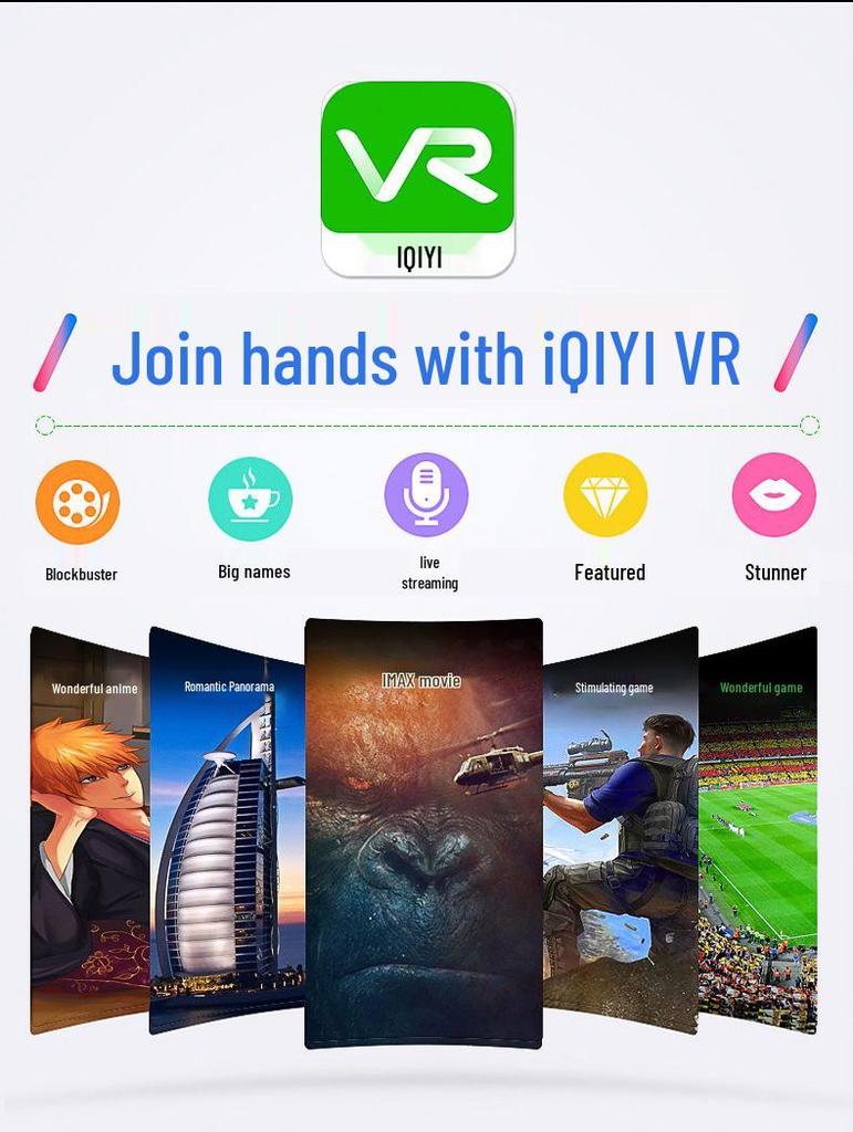 VRPARK Second Gen All-in-One High-Definition Bluetooth VR Headset