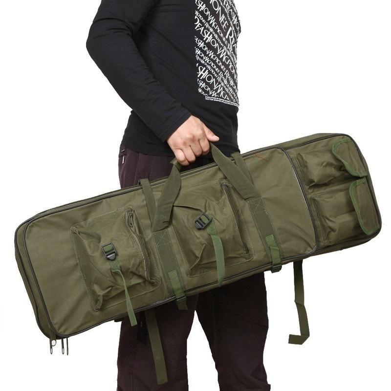 Multifunction Tactical Rifle Case Multi-pocket Airsoft Gun Bag Wear-resistant Hunting Bag High Capacity for Fishing Bag 3 SIZE 120/100/85cm