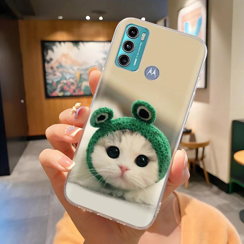 Для Motorola Moto G60 Чехол MotoG60 Милый Прозрачный ТПУ Мягкий Силиконовый Задний Чехол Для Motorola Moto G60 G60s Защитные Чехлы для Телефона