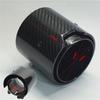 Car Carbon Fiber Exhaust End Tail Tips 71mm in