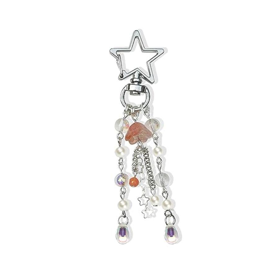 Jellyfish Car Keyring Charm - Y2K Keychain Accessory