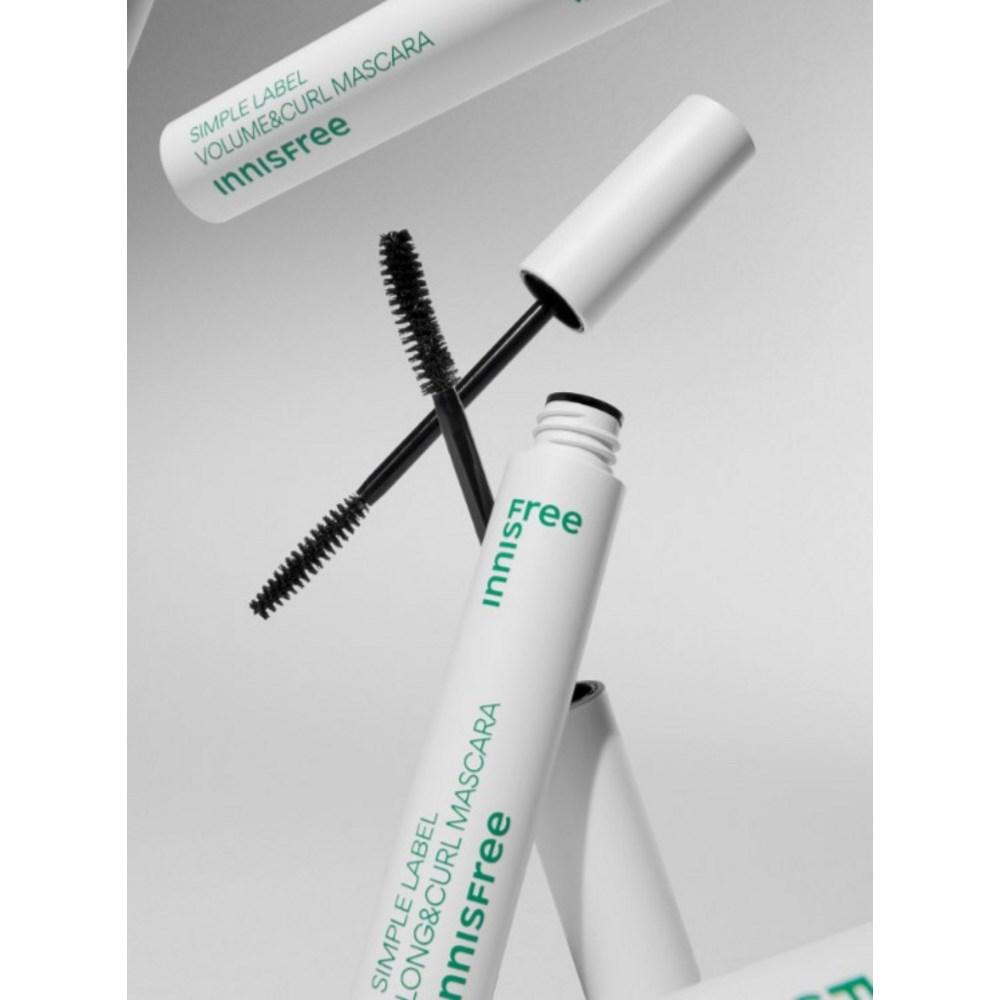 Innisfree Simple Label Volume & Curl Mascara 7.5g, 2 Pcs.