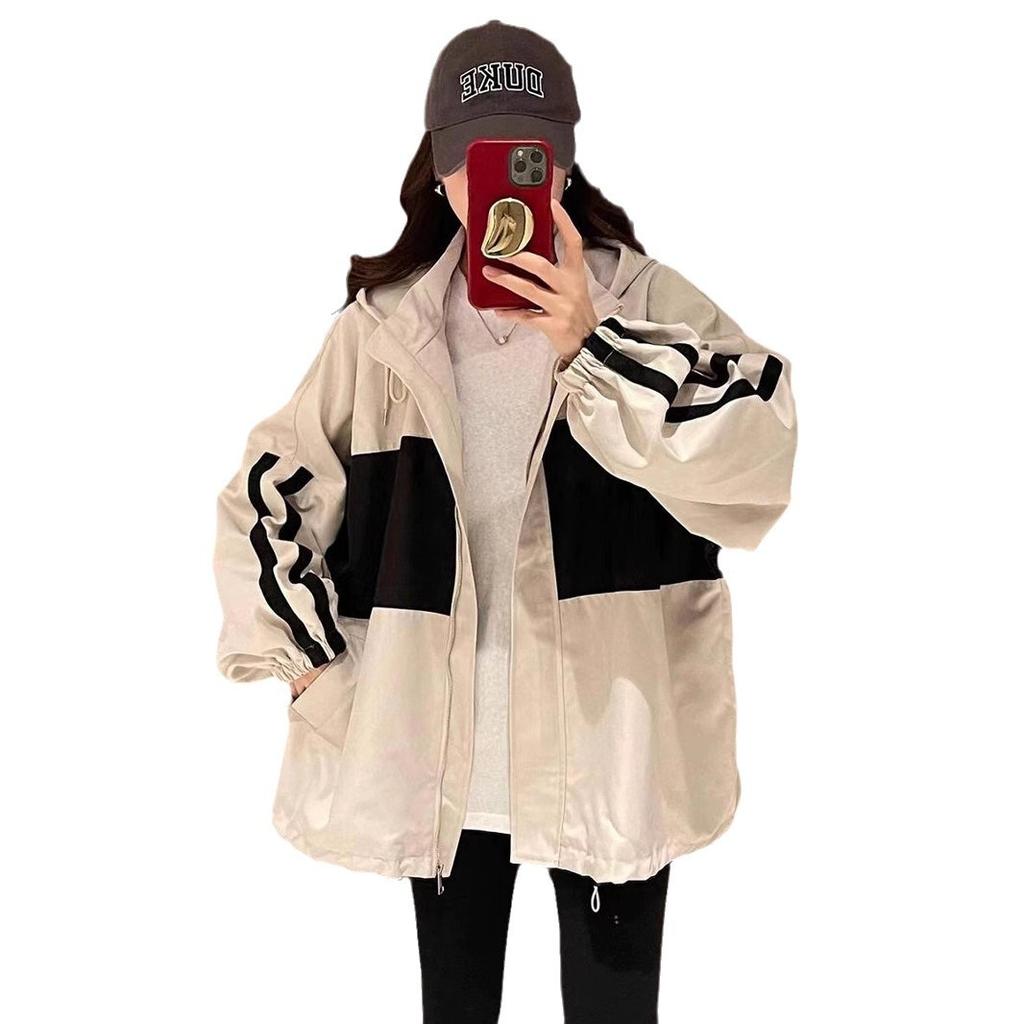 European Station Fashion Thickened Padded Autumn and Winter New Loose Hooded Jacket Casual Padded Sports Baseball Uniform