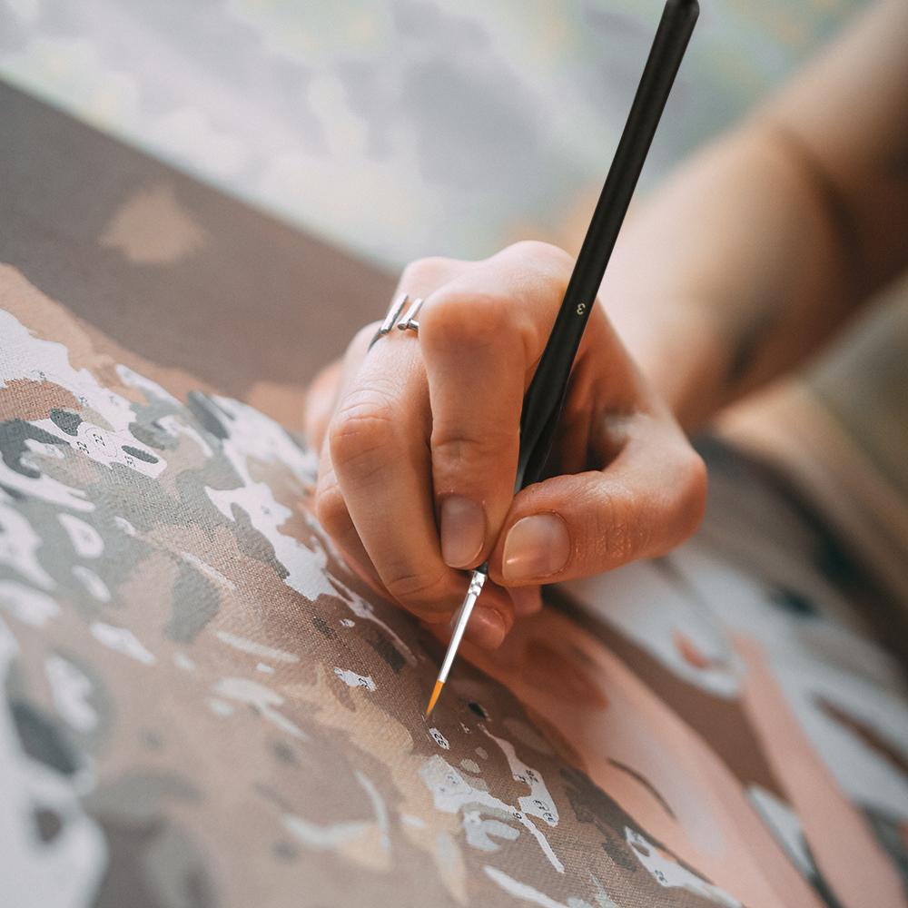 Набор кистей для рисования деталей, 10 шт., профессиональные миниатюрные художественные кисти для рисования, нейлоновые волосы