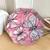 1pc Butterfly Pink Pattern Automatic Open/Close Umbrella, Formal Events - Ideal Gift for Family or Friends, Outdoor Accessory yy251211125
