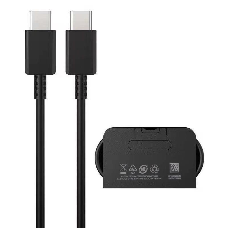 Совместимое 25-ваттное быстрое зарядное устройство для Samsung S23/S22 - Адаптер US/EU/UK с протоколом сверхбыстрой зарядки PPS