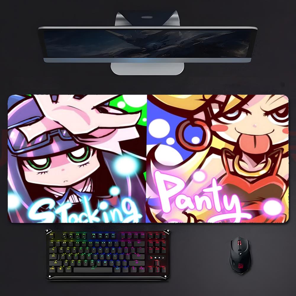 Anime Bold PPanty Stocking With Garterbelt Mouse Pad Mousepad Large Gaming Lockedge Thickened Pc Table Desk Mat