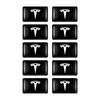 dfzky1 10/20pc Car Styling Body Waterproof Epoxy Resin Emblem Sticker Accessories For Tesla Model 3 Model S X Model Y SpaceX Cybertruck