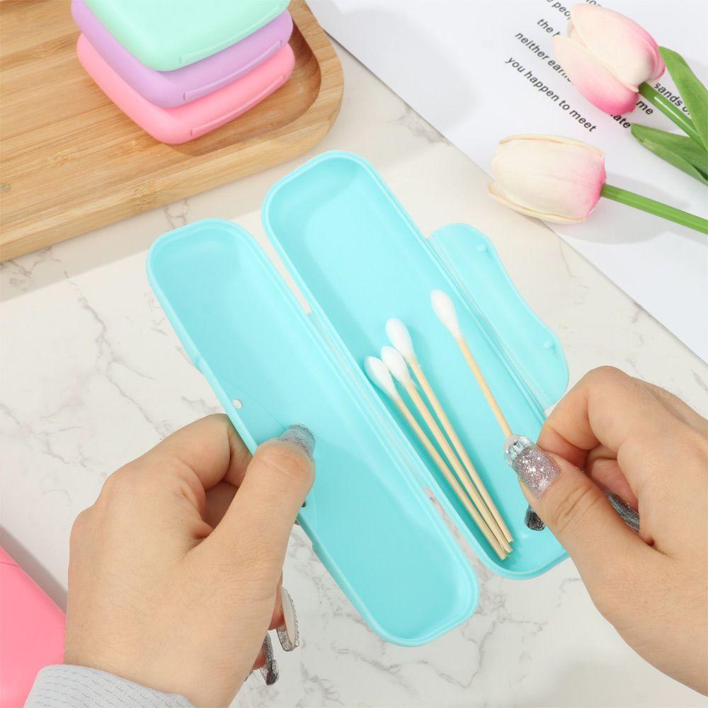 Boxes Earphone Case Jewellery Holder Tampons Storage Box Tampon Container Cotton Sliver Organizer