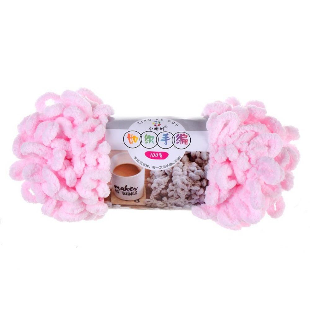 Multi-color Finger Circle Yarn 100g/Roll Hand Knitting Yarn Finger Loop Yarn Crochet Projects