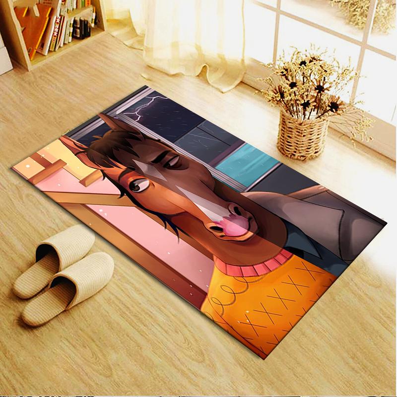 2026 NEW BoJack Horseman Carpet Rug for Living Room Bedroom Home Sofa Decoration,Kids play Non-slip Floor Mat