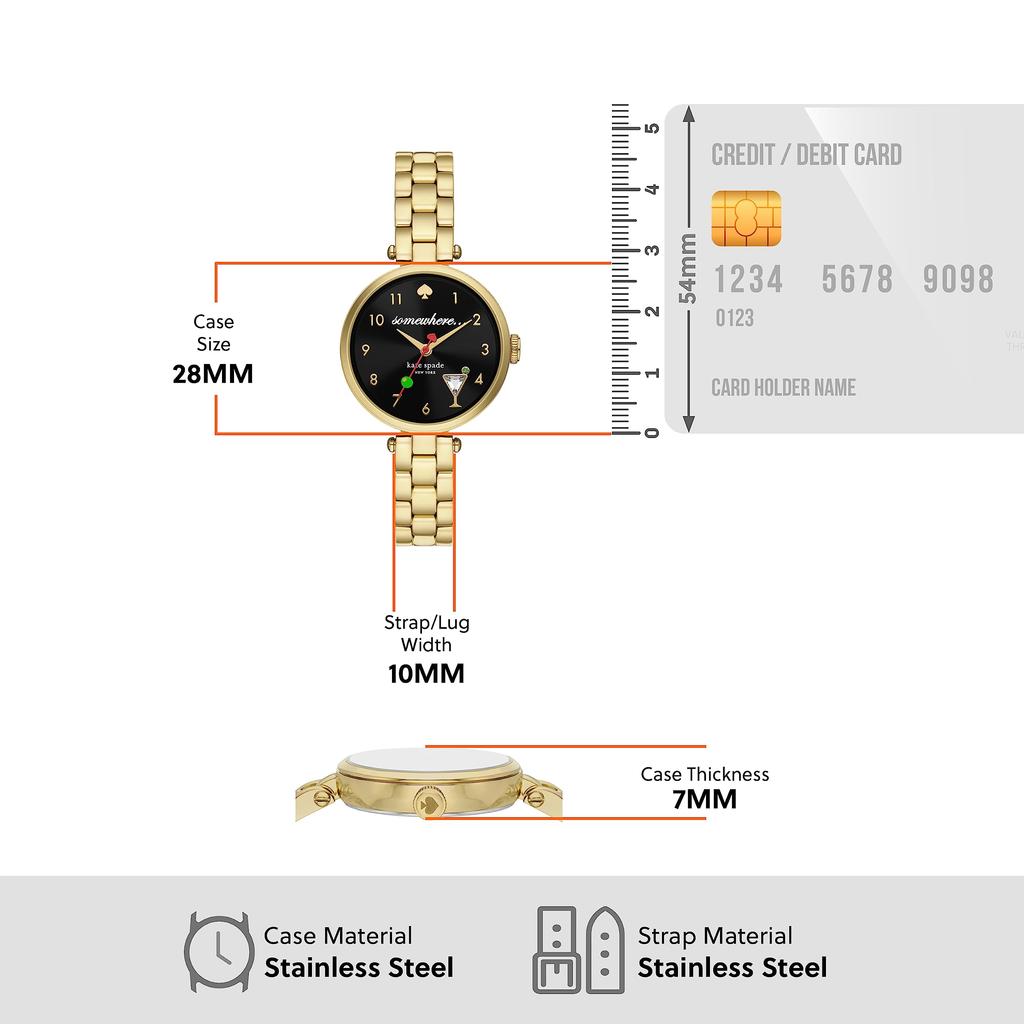 Spade New Watch HOLLAND KSW1806 Gold [Кейт Йорк] Женские