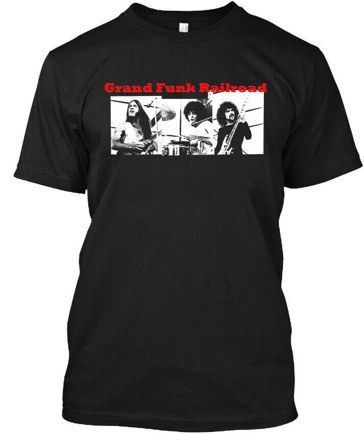 НОВИНКА Футболка с изображением участников американской хард-рок группы Grand Funk Railroad Размер S-4XL Унисекс