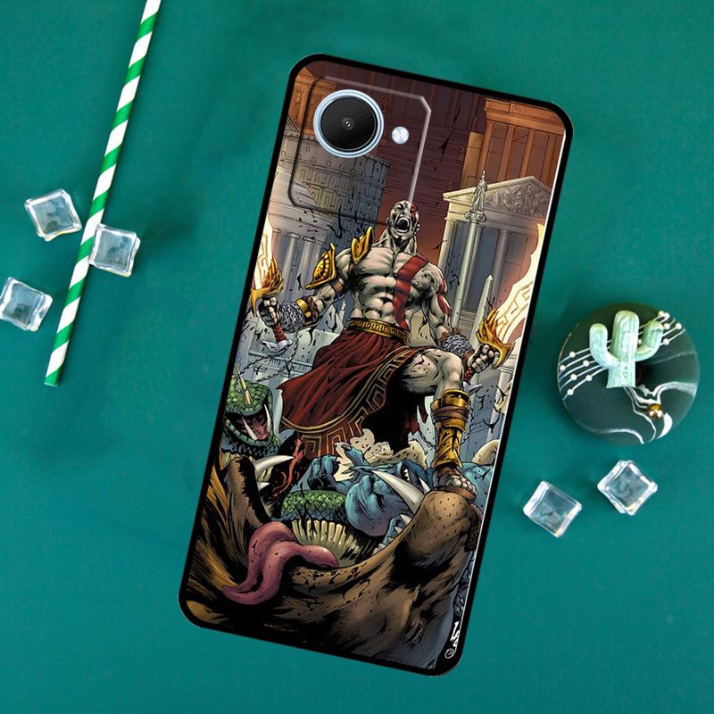 Чехол God Of War для Realme C71 C75 C55 C53 C67 C61 C33 C63 C51 10 11 12 13 14 Pro Plus C65 GT7 15 Pro