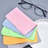 Solid Color Glasses Cleaner Microfiber Phone Glasses Cleaner Simple Cleaning Wipes  Female