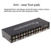 Efficientt-RCA Switcher 8-Way 8 In 1 Out Composite Video Audio And Video Switcher 8-Way AV Switcher