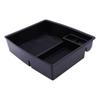 Black Central Console Armrest Storage Box Container Organizer Tray With Cushion Fit for Toyota Tacoma 2024 Left Hand Drive