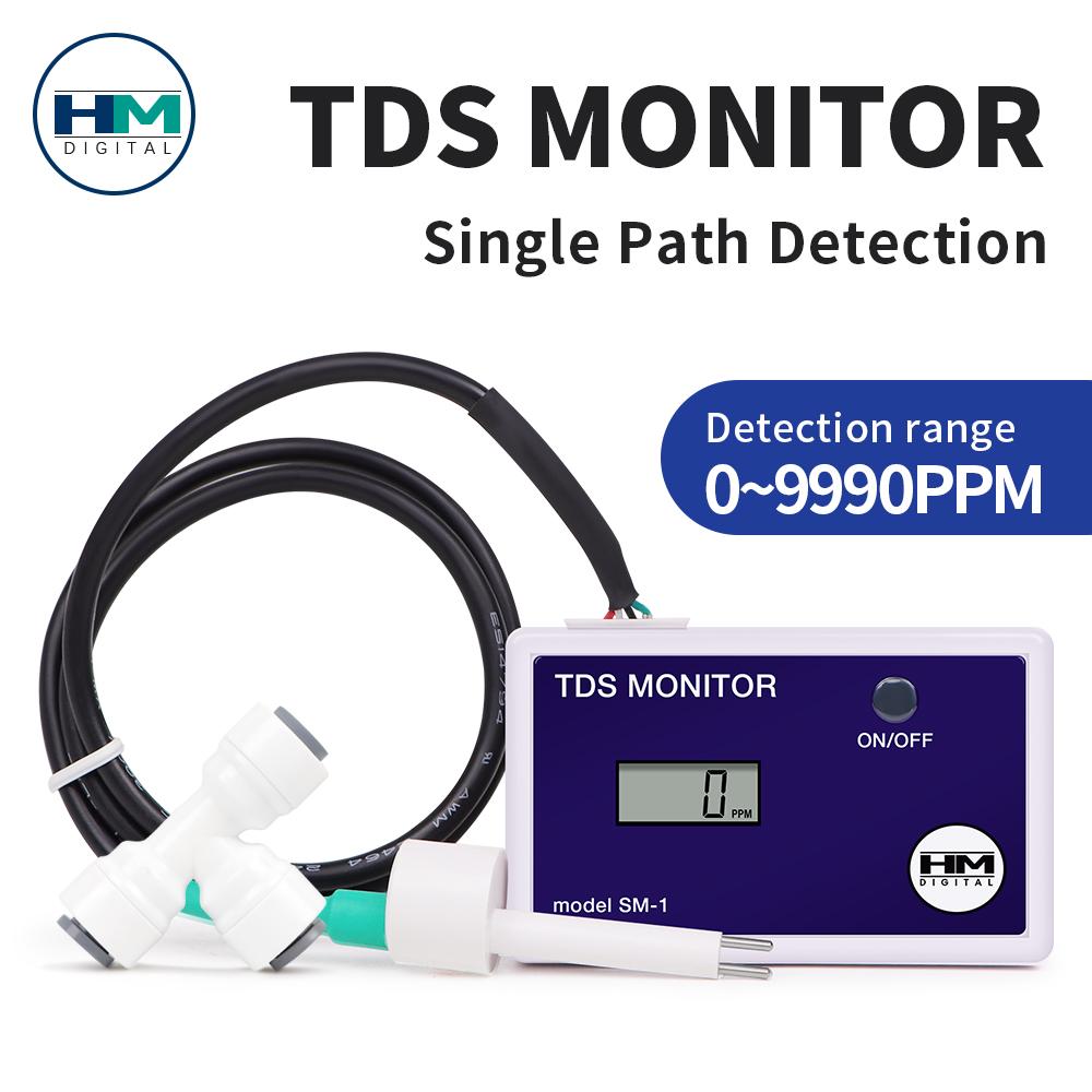 HM Digital TDS-тестер LCD Онлайн-измеритель качества воды 0-9990PPM Обнаружение Монитор TDS воды Входной Выходной Тест для Бассейна Лаборатории