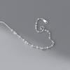 Factory  925 Sterling Silver Rhodium Plated Shiny Beads Bracelet Chain for Women Party Gift Daily Wear Bracelet Jewelry