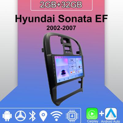Android Carplay автомобильное радио для Hyundai Sonata EF 2002-2007 мультимедийный проигрыватель головное устройство стерео GPS навигация BT WIFI 2+32 ГБ