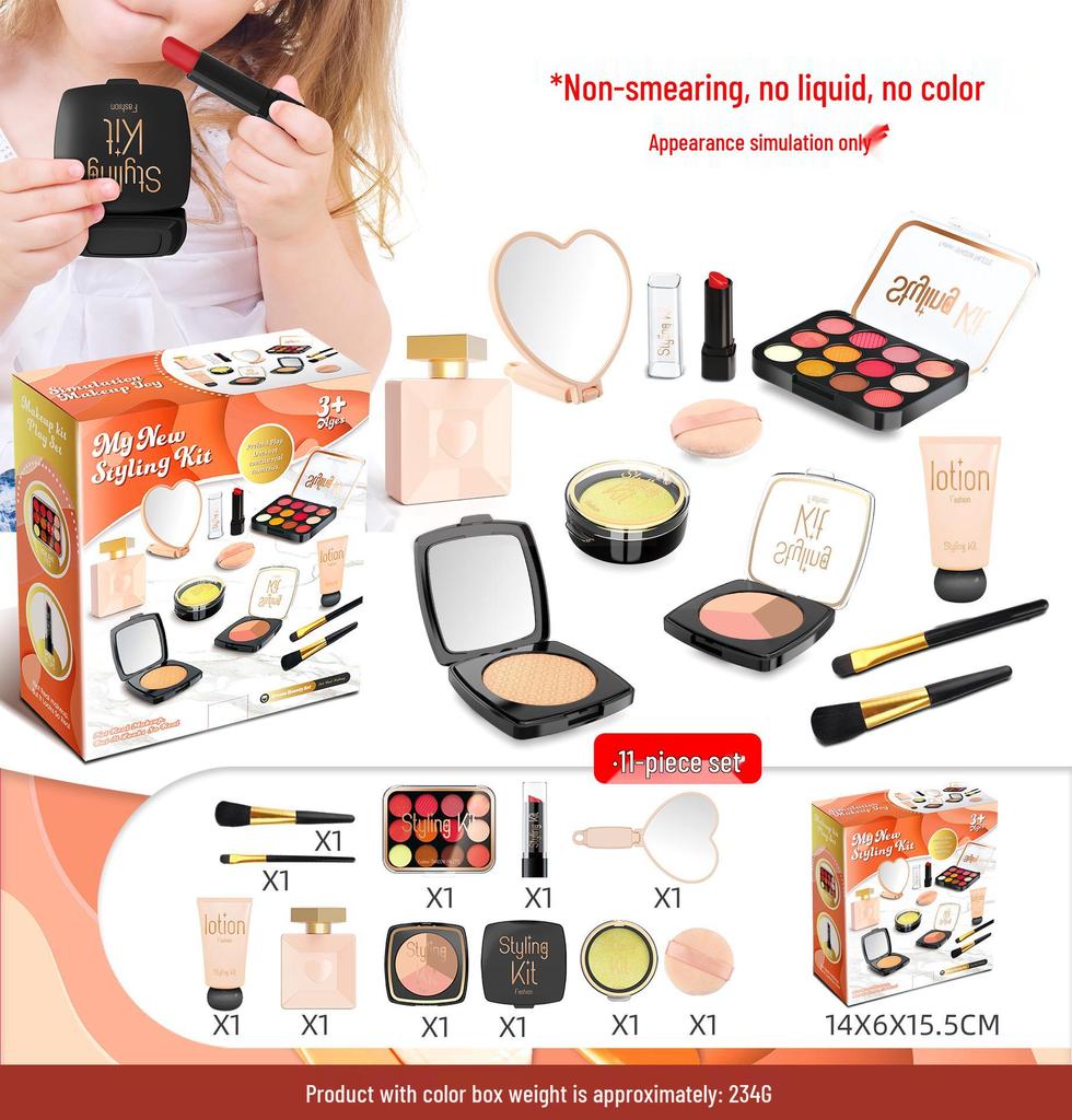 Набор туалетного столика и стула для принцессы для детей: Игровой набор для макияжа и подарок на день рождения