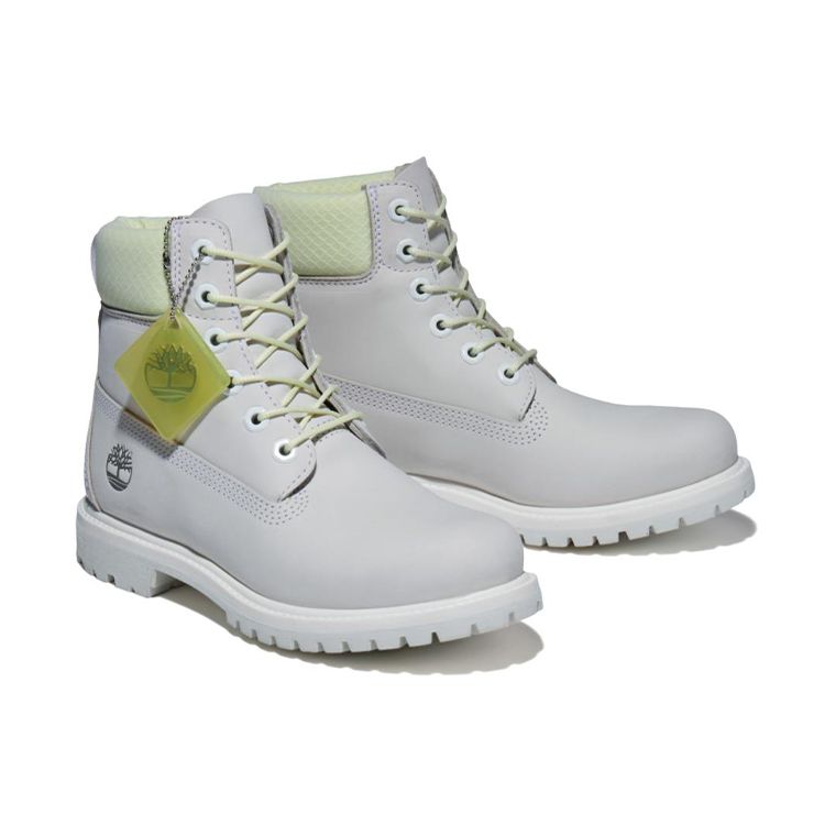 Timberland 6 Inch Fashion Comfortable High Top Work Boots Women Boots White A2HYS143