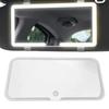 Led Car Sun Visor Vanity Mirror Car Vanity Mirror With 3 Light Modes And 60 Leds Rechargeable Cosmetic Mirror Auto Makeup Mirror