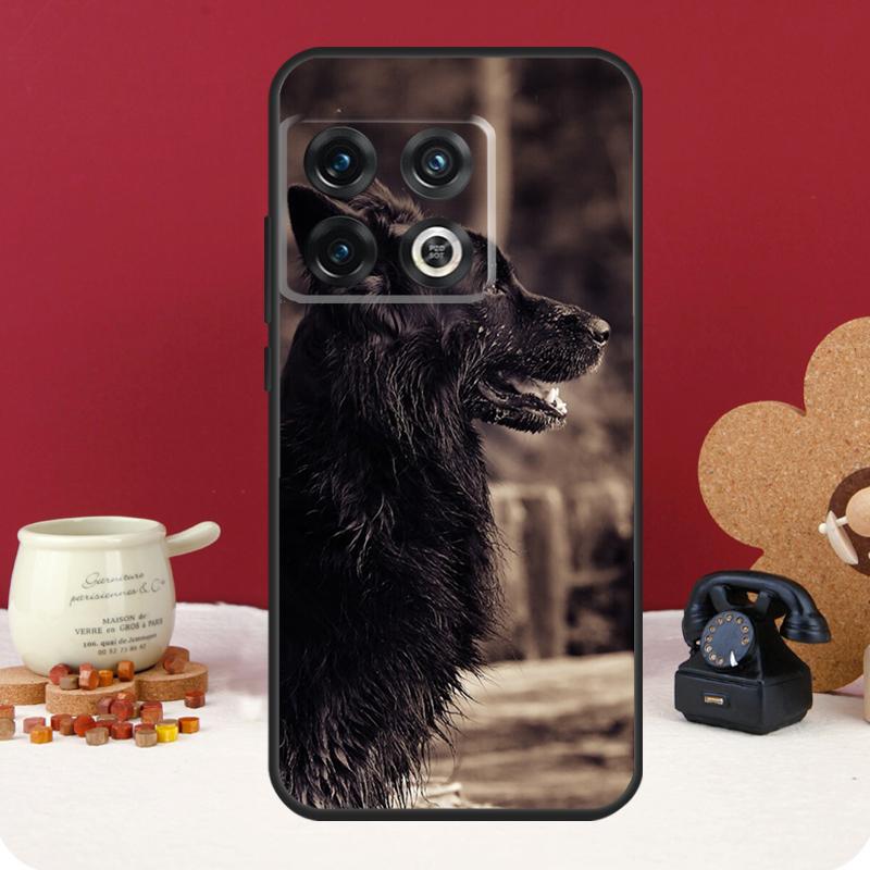 Cartoon German Shepherd Dog Cover For OnePlus 13R 13 12 12R 11 10 Pro 8T 10T OnePlus Nord 4 CE 2 3 Lite N10 N20 N30 Case