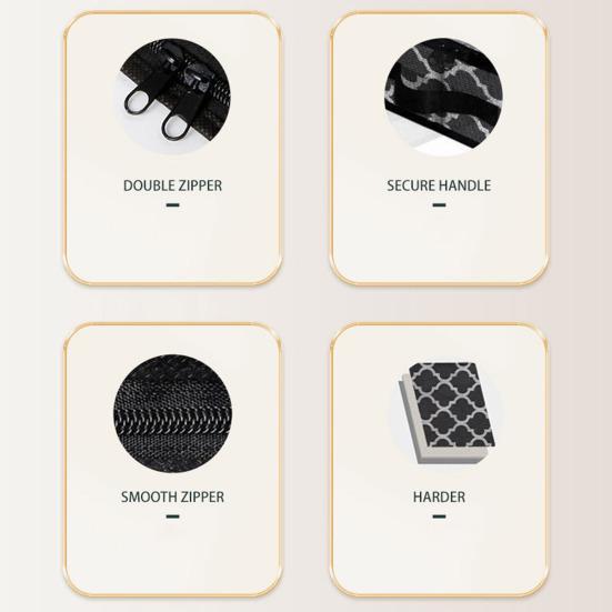 Сумка для хранения обуви Складной контейнер для обуви с ручками Большая вместимость с несколькими отделениями Складной дизайн Органайзер для обуви